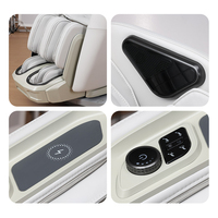 Fauteuil de massage de luxe avec surveillance de qualité médicale, ciblage des points d'acupuncture et massage Shiatsu de précision