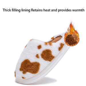 Chaussons plats personnalisés en <span class=keywords><strong>fourrure</strong></span> pour femmes, à bout ouvert, motif cœur, pour intérieur et extérieur, vente en gros - Product Image 3