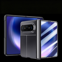 Étui de téléphone portable en cuir rigide antichoc de luxe avec béquille pour Pura X Max