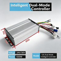 Contrôleur de Vélo Électrique Intelligent Yuande 500W BLDC 48V 20A à Onde Sinusoïdale, Protection IP65, 20A, 2 Vitesses, pour Tricycles à Deux Roues
