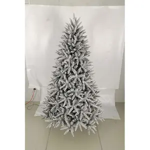 Bluetooth magico fuoco che nevica albero di Natale affollato con luci a LED per decorazioni Festive