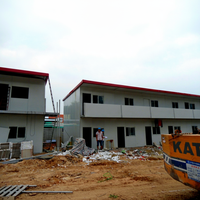 Bâtiment préfabriqué à faible coût Portable Portacabins Préfabriqué T Type Camp T Maison K Maisons Prix de fabrication en Jamaïque Antilles