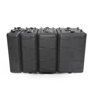 Estuche Rígido de Plástico de Seguridad de 2U 3U 4U 6U para <span class=keywords><strong>Shure</strong></span> Ulx4D, Estuche de <span class=keywords><strong>Rack</strong></span> de Amplificador Ata Negro Resistente a Impactos con Dos Puertas - Product Image 5