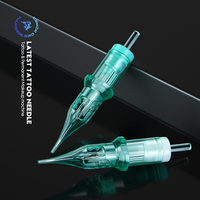 Cartouches d'aiguilles de tatouage Thunderlord Power Green 20 pièces jetables professionnelles PMU et aiguilles de tatouage