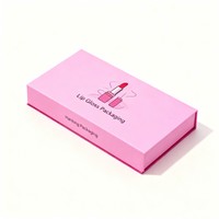 Boîte d'emballage de gloss à lèvres personnalisée en gros, boîte d'emballage de rouge à lèvres de luxe, boîte d'emballage de gloss à lèvres, vente chaude, coffret cadeau de cosmétiques