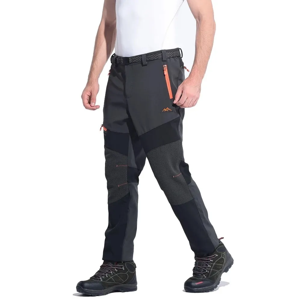 2021 Spring Thermal Hiking Camping Trousers Outdoor Sport Waterproof Windproof Pants