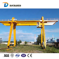 Grue à portique à double poutre électrique montée sur rail, treuil, 30 tonnes, hauteur de levage maximale de 100 m, industries de la construction et agricoles