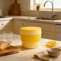 Boîte à lunch empilable de 450 ml en acier inoxydable 304, isolée, lavable au lave-vaisselle, utilisable au micro-ondes, étanche, écologique, sans BPA, de qualité alimentaire