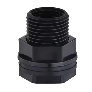 Raccord de traversée en PVC pour réservoir d'eau, connecteur de réservoir en PVC DN NPT, raccord mural pour réservoir de stockage d'eau, aquarium, baril de pluie - Product Image 2