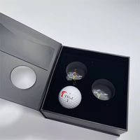Caja de Regalo Ecológica Personalizada en Forma de Libro para Pelotas de Golf, con Cierre Magnético y Espuma