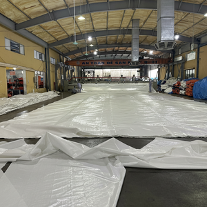 Hiep Quang fabricant de haute qualité 100% vierge PE bâche écologique Plaid Mono bleu plaine Style EMF Protection tissu - Product Image 1