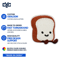 Parches de Ropa Bordados Personalizados OEM con Diseños de Frutas y Dibujos Animados, Parches Termoadhesivos para Ropa, Gorras y Bolsos