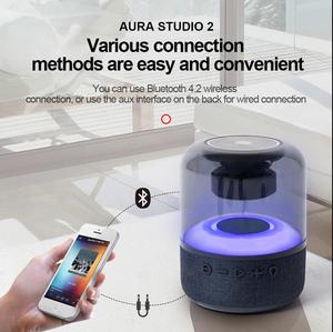 Altavoz Portátil Inteligente Inalámbrico con Luz LED RGB de 5W, Sonido Envolvente Estéreo, Batería <span class=keywords><strong>Recargable</strong></span> de 3600mAh, Ranura para <span class=keywords><strong>Tarjeta</strong></span> TF, Compatible con Bluetooth 5.0 y Alexa - Product Image 6