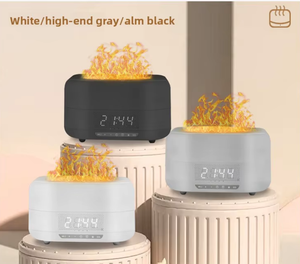 Difusor de Aroma <span class=keywords><strong>con</strong></span> Llama USB para Escritorio, <span class=keywords><strong>con</strong></span> Altavoz, Control Remoto, Humidificador y Reloj <span class=keywords><strong>Despertador</strong></span> para el Hogar - Product Image 4
