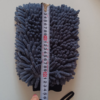 Manoplas de secado rápido para lavado de coches Esun, microfibra superabsorbente para lavado de coches y detalles de color gris