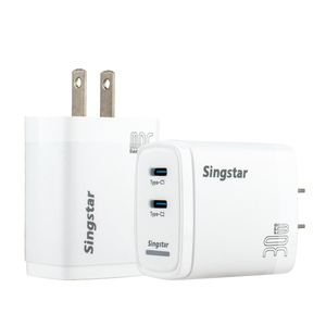 En stock US Cargadores con embalaje 2 puertos <span class=keywords><strong>30W</strong></span> Adaptador de carga USB para iPhone Samsung <span class=keywords><strong>OPPO</strong></span> VIVO Honor - Product Image 3