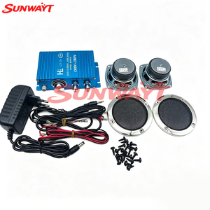 Kit audio stéréo Hi-Fi en métal pour borne d'arcade, haut-parleur 3 pouces 8 ohms 10W avec adaptateur secteur 12V 2A pour jeux à monnayeur - Product Image 2