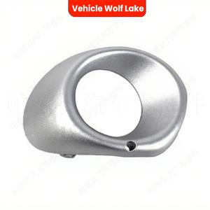 Embellecedor plateado para la cubierta del parachoques delantero con bisel para luz antiniebla Wolf Lake para Mitsubishi Outlander 2013 2014 2015 - Product Image 4