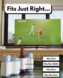 Fundas de neopreno personalizables para latas, tipo Slap Wrap, para sublimación, a granel, plegables, para aislamiento de bebidas - Product Image 5