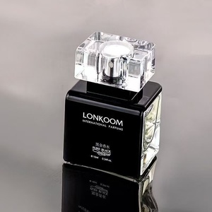 Vente en gros d'usine LONKOOM 24K Pure Black Fragrance pour hommes - 100ml Parfum boisé aromatique |   Support pour la marque privée OEM/ODM - Product Image 1