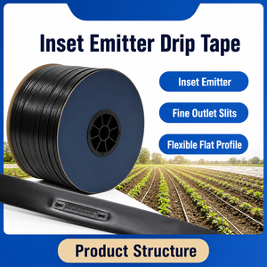Tubo per Irrigazione a Goccia Resistente da 16mm, Sistema di Controllo del Flusso di Precisione, Tubo PE per Irrigazione Agricola, Tubo Acqua 1-4L/H, Fornitore - Product Image 4
