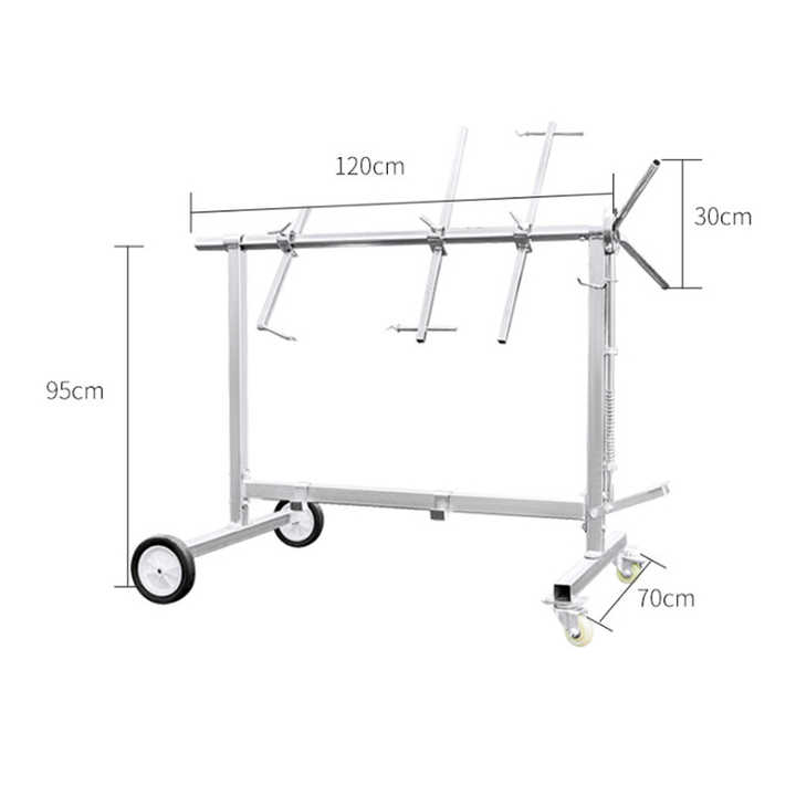 Wheels Rotating Panel Stand for painting working heavy duty rack