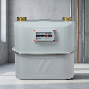 Compteur de gaz à diaphragme commercial certifié Premium, longue durée de vie, EN1359 OIML G16, avec port de calibrage - Product Image 2