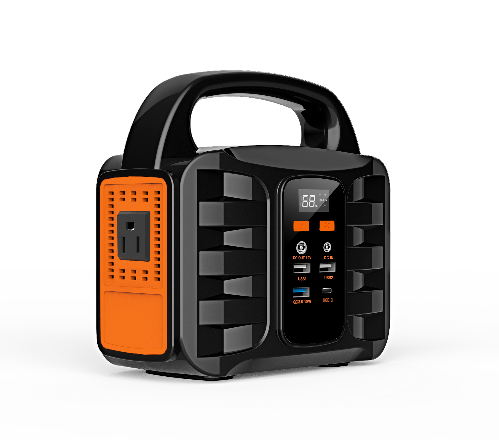 Wild Hunting 150W AC Output High Capacity Power Bank Solar Panel Wall Socket Solar Generators Power Station With Torchlight