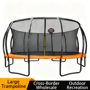 Precio de Fábrica: Trampolín de Calabaza de 6-16 pies con Red, Capacidad de Carga de 150-350 kg, <span class=keywords><strong>Cama</strong></span> Elástica Redonda para Exteriores, para Jardín y Gimnasio Infantil - Product Image 6