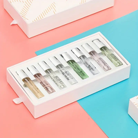 Kit de découverte de parfums personnalisé, emballage de présentation, flacon de parfum, échantillon, boîte à tiroirs pour ampoules