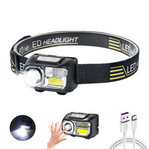 Lumière bleue <span class=keywords><strong>rouge</strong></span> usb linterna <span class=keywords><strong>frontale</strong></span> cabeza <span class=keywords><strong>led</strong></span> cob capteur de mouvement haute puissance camping lampe <span class=keywords><strong>frontale</strong></span> lampe de poche lampe <span class=keywords><strong>frontale</strong></span> rechargeable - Product Image 1