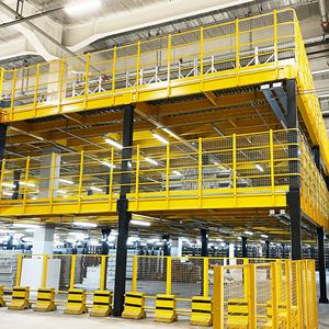 समायोज्य गोदाम धातु मेजेनाइन फर्श भारी शुल्क औद्योगिक स्टील प्लेटफार्मों के लिए तेल ड्रम रैक - Product Image 6