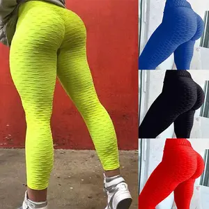 Dày Phụ Nữ Trang Phục Yoga Cellulite Vớ Nổi Tiếng Tiktok Đẩy Lên Xà Cạp/Womens Thể Thao Yoga Xà Cạp