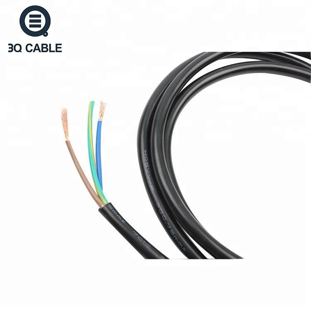 Wholesale VDE Certificated 3 Core Power Cable High Quality Electrical Wire and Cable PVC Coated Wire H03VV-F