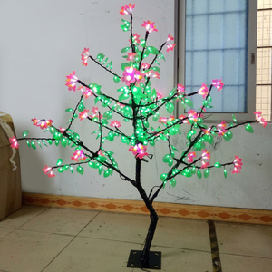 Luz LED Decorativa con Forma de Árbol de Flores de Lila, IP65 Impermeable, Control Remoto por WiFi y Aplicación, para Iluminación de Jardines y Caminos Exteriores - Product Image 1