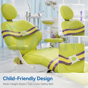 Poltrona Odontoiatrica Pediatrica Economica con Sputacchiera Integrata per Chirurgia Orale e Ortodonzia - Unità Dentale Completa per Formazione Odontoiatrica - Product Image 4