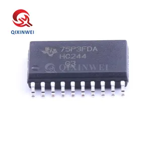 Qxw mới và độc đáo mạch tích hợp logic chip sn74hc244 SOIC-20 IC chip hc244 sn74hc244dwr