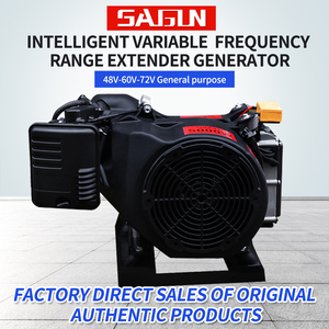 Nhà máy cung cấp 3 KW DC 60 V xe phạm vi Extender Máy phát điện với từ xa bắt đầu lõi thành phần động cơ - Product Image 3