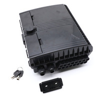 Kotak Terminal Serat Optik FTTH Tipe PLC Splitter 16 Port, Tahan Air IP66, Konektor SC FC LC, Untuk Penggunaan Luar Ruangan, Promo Hot Sale