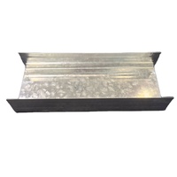Rail de plafond en métal amortissant les chocs de type M pour cloisons 50/75/100