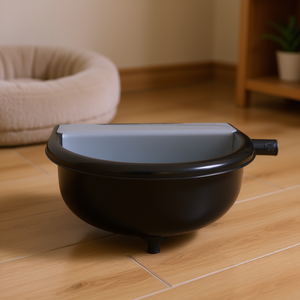 Gamelle automatique flottante Tough Guy 1,5 gallon noir/gris semi-ronde pour animaux de compagnie, usage intérieur - Product Image 2