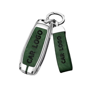 Étui de protection en cuir de haute qualité et alliage de zinc pour clé de voiture <span class=keywords><strong>Ford</strong></span>, personnalisable, vente en gros, <span class=keywords><strong>porte</strong></span>-clés de voiture - Product Image 6