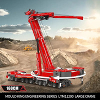 Mould King 17007 17008 MOC City LTM 11200 Camions grue RC, kit de modèles de voitures, briques éducatives, cadeaux pour adultes, ensembles de blocs de construction