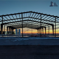 Edificio Comercial de Acero, Estructura de Acero Prefabricada, Edificio Metálico de Oficinas de Varios Pisos