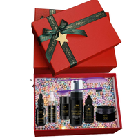 Ensemble d'outils d'extension de cheveux de marque privée, spray teinté pour dentelle, bâton de cire et mousse à friser, spray dissolvant de colle pour dentelle