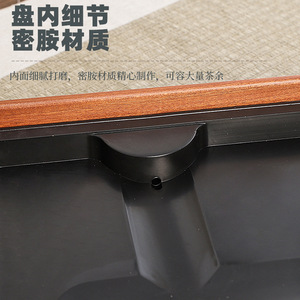 Rosewood <b>Tea</b> Tray Stone Surface Dual Purpose Water Storage Drainage <b>Tea</b> <b>Set</b> Tray Solid Wood Flat Design Luxury Retro Style - Product Image 2