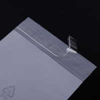 Sacs en plastique personnalisés avec impression de logo CPE, pochettes d'emballage pour écouteurs, câbles de charge de téléphone, petits sacs jetables en poly mat auto-adhésifs