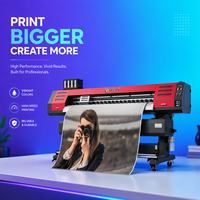 Impresora Eco Solvente Xp600 Fácil de Operar, Impresora Plotter de 1.8M para Impresión en Lienzo, para Carteles Interiores, Pósteres y Pancartas Flexibles
