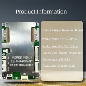 Placa de Protección de Batería de Litio LiFePO4 BMS 8S 10S 20S 24S 100A 120A 150A para Reemplazo de Baterías - Product Image 4