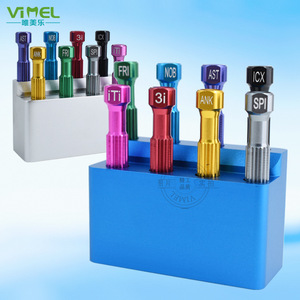 Destornilladores Dentales VIMEL para Sistemas de Implantes Osstem y Tedentech, Herramientas de Colocación con Mangos Codificados por Color - Product Image 1